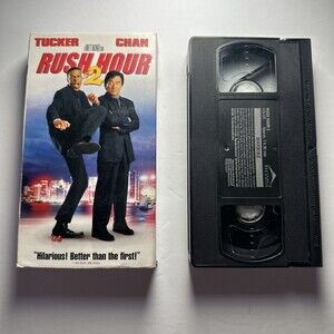 Rush Hour 2 (VHS, 2001) Chris Tucker Jackie Chan Zhang Ziyi